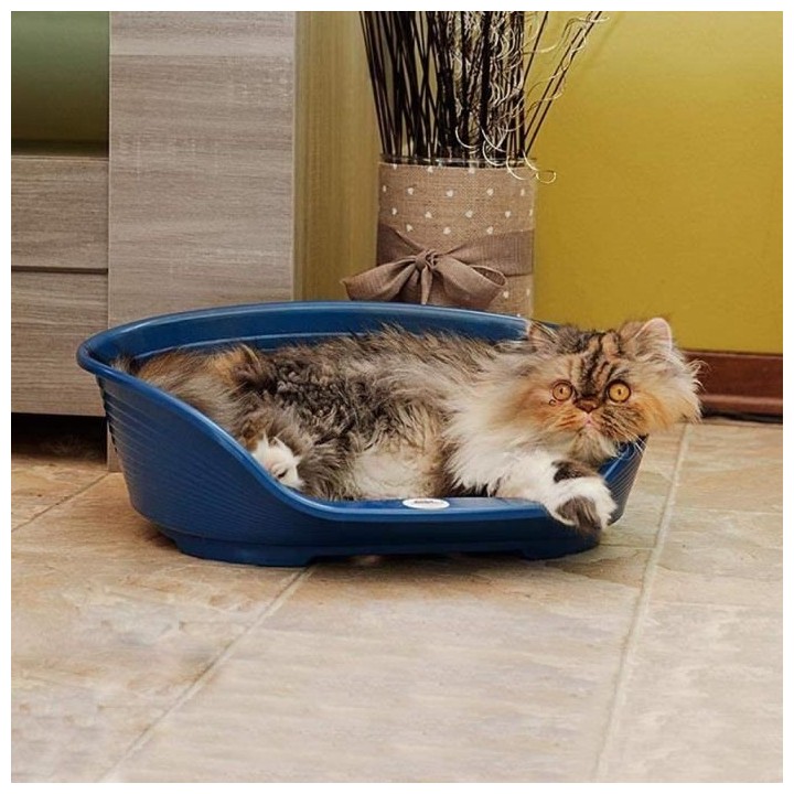 FERPLAST Panier pour chien plastique SIESTA Deluxe Taille 2 - 49x36x17