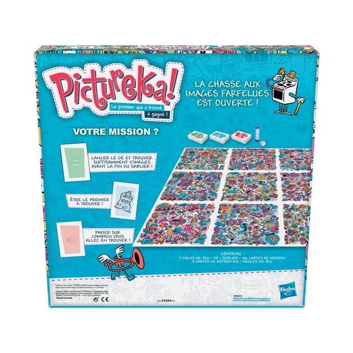 Pictureka! - Hasbro Gaming - Jeu avec images - jeu de plateau pour enf