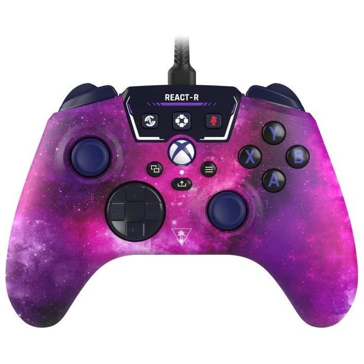 Manette de jeu filaire - TURTLE BEACH - REACT-R - Nebula - Xbox & Wind
