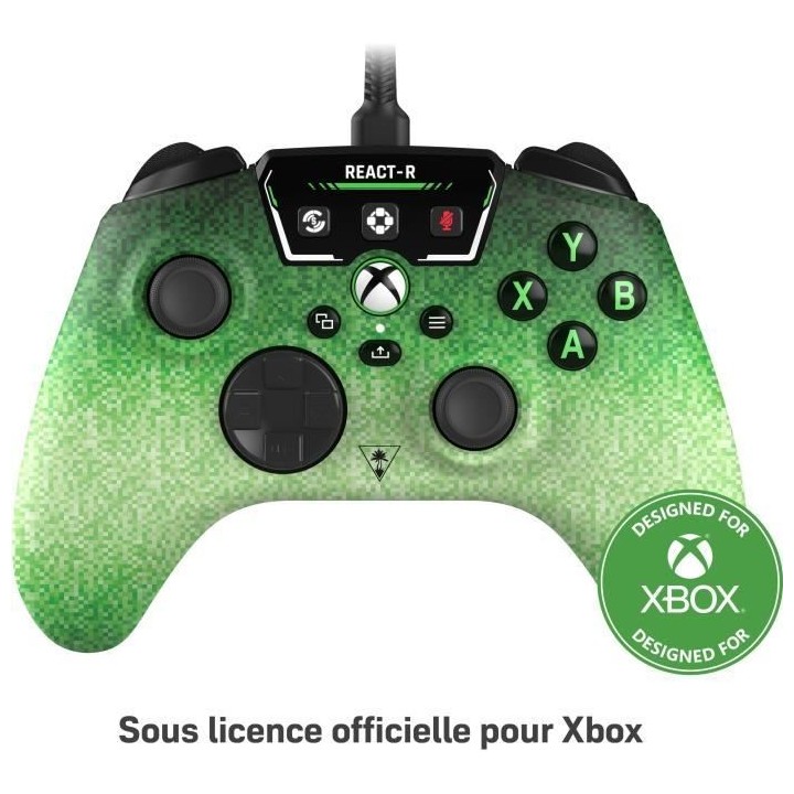 Manette de jeu filaire - TURTLE BEACH - REACT-R - Pixel - Xbox & Windo
