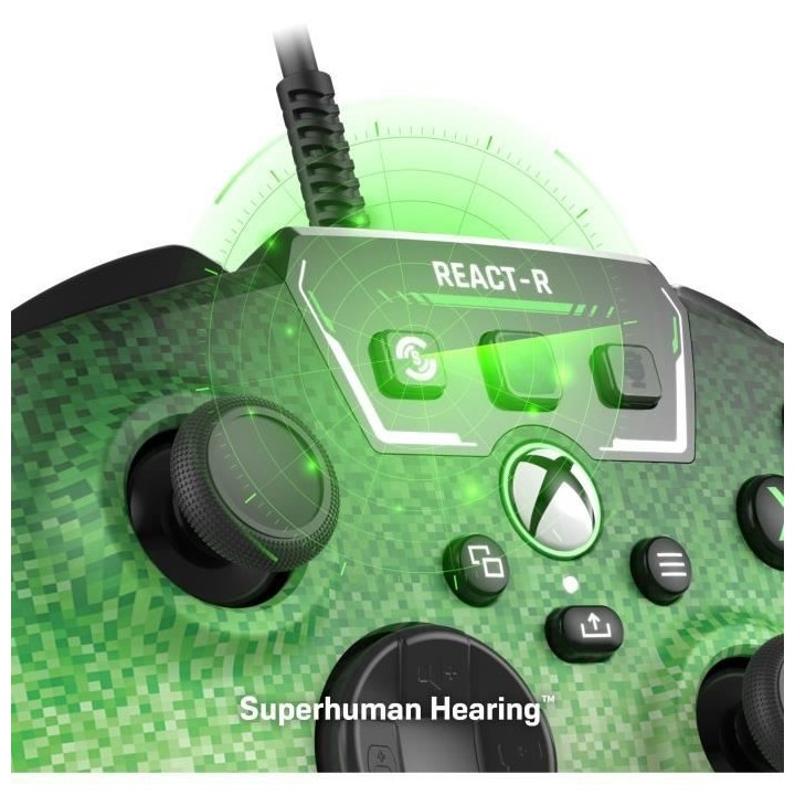 Manette de jeu filaire - TURTLE BEACH - REACT-R - Pixel - Xbox & Windo