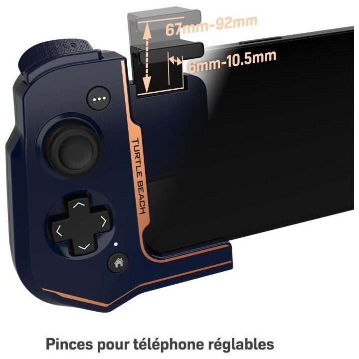 Manette de jeu sans fil - TURTLE BEACH - Atom - Bleu Cobalt - Pour mob