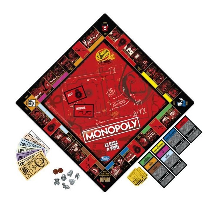 MONOPOLY - édition La Casa de Papel de Netflix - Jeu de plateau pour