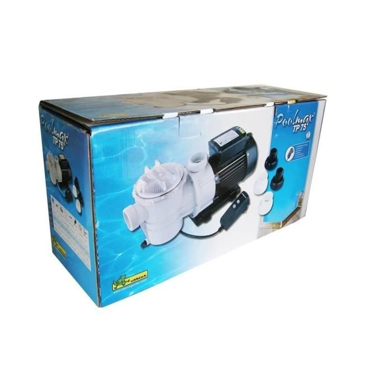 Pompe de piscine UBBINK Poolmax TP75 - 0,75CV - Bloc de filtration - B
