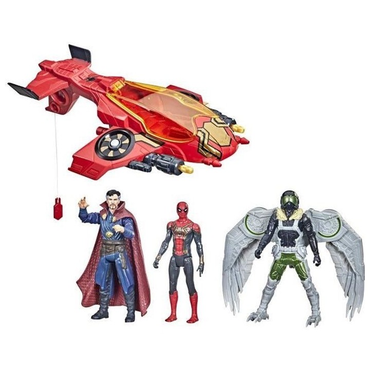 MARVEL SPIDER-MAN - Jet araignée - Figurines 15 cm Spider-Man - Marve