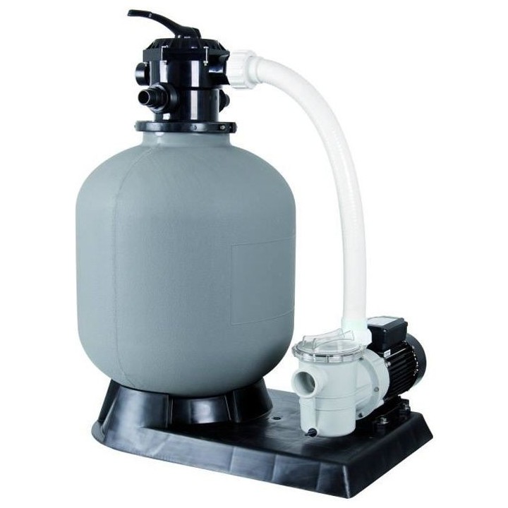 Kit de filtration a sable Ubbink Poolfilterset 400 - 6m3/h - Vanne 6 v