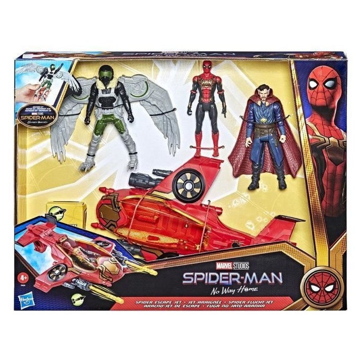 MARVEL SPIDER-MAN - Jet araignée - Figurines 15 cm Spider-Man - Marve
