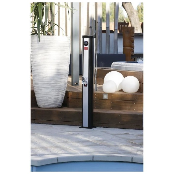 Douche solaire d'extérieur Solaris ELITE - Réservoir 18L - Mitigeur