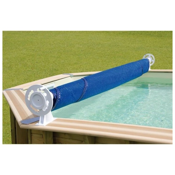 Enrouleur de bâches de piscine luxe UBBINK - Pour piscines jusqu'a 6.