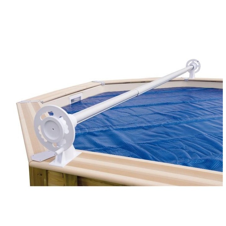 Enrouleur de bâches de piscine luxe UBBINK - Pour piscines jusqu'a 6.
