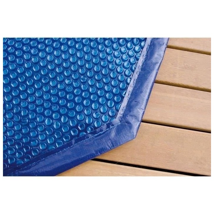 Bâche a bulles pour piscine bois UBBINK OCEA 430 - 400 microns - Bleu