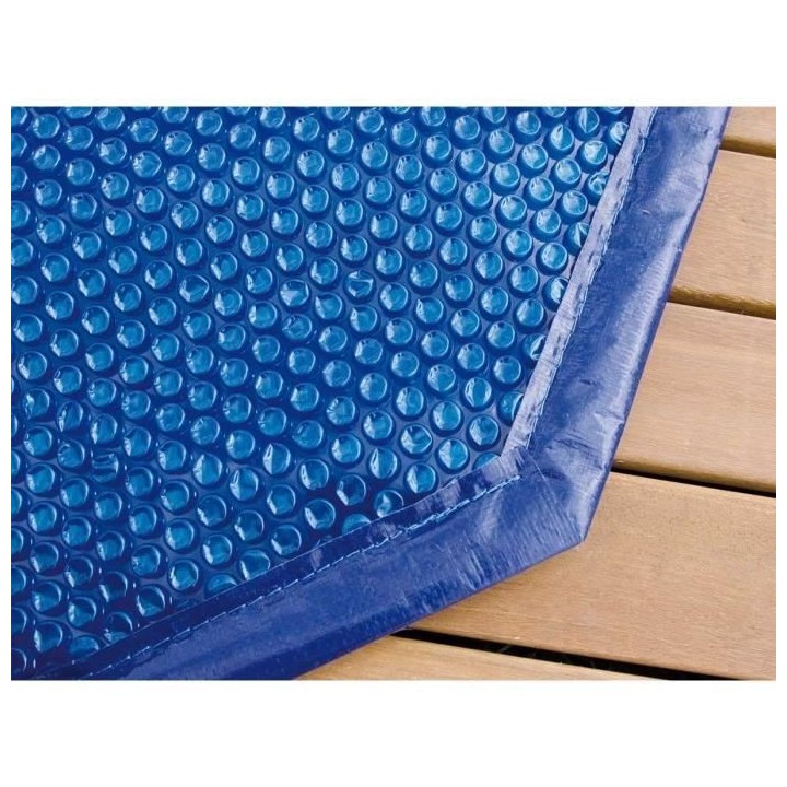 Bâche a bulles pour piscine bois UBBINK OCEA 430 - 400 microns - Bleu