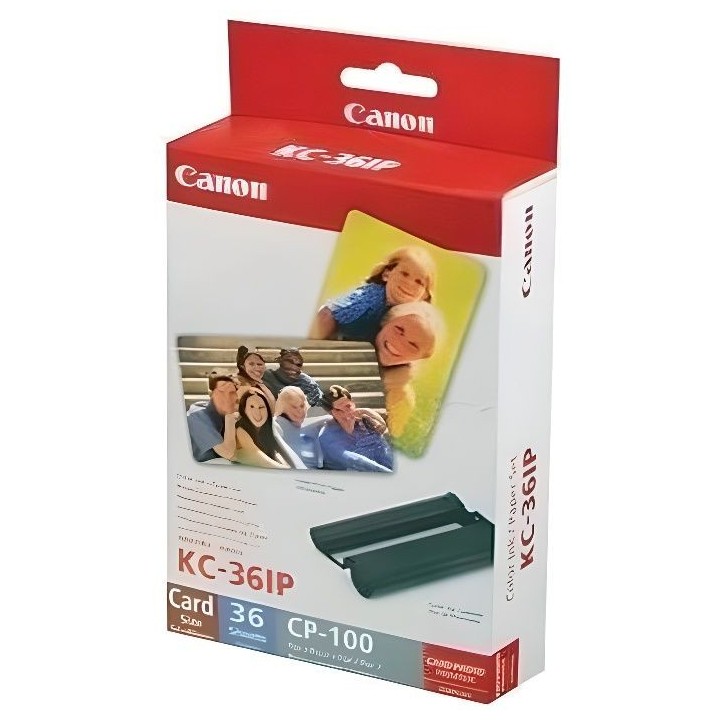 CANON Kit papier + encre KC-36IP 54x86mm 36 tirages