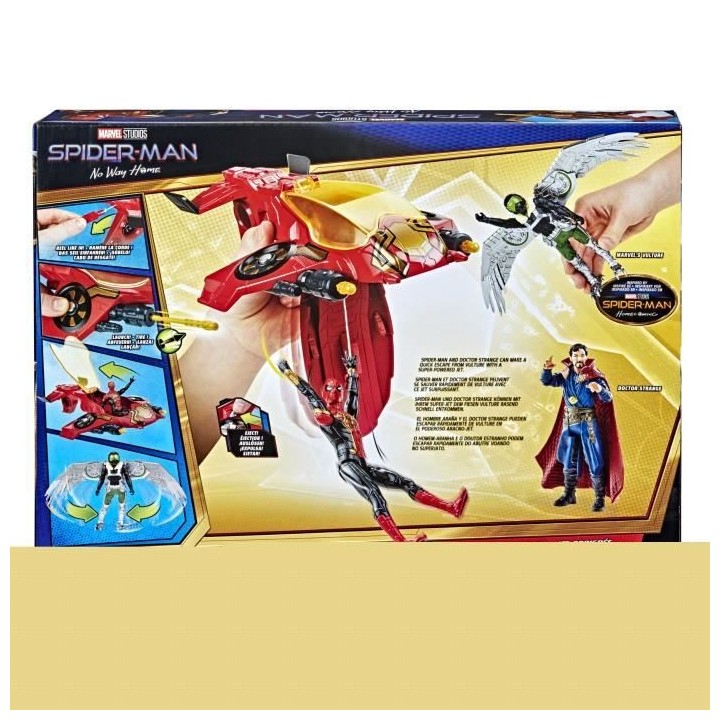 MARVEL SPIDER-MAN - Jet araignée - Figurines 15 cm Spider-Man - Marve