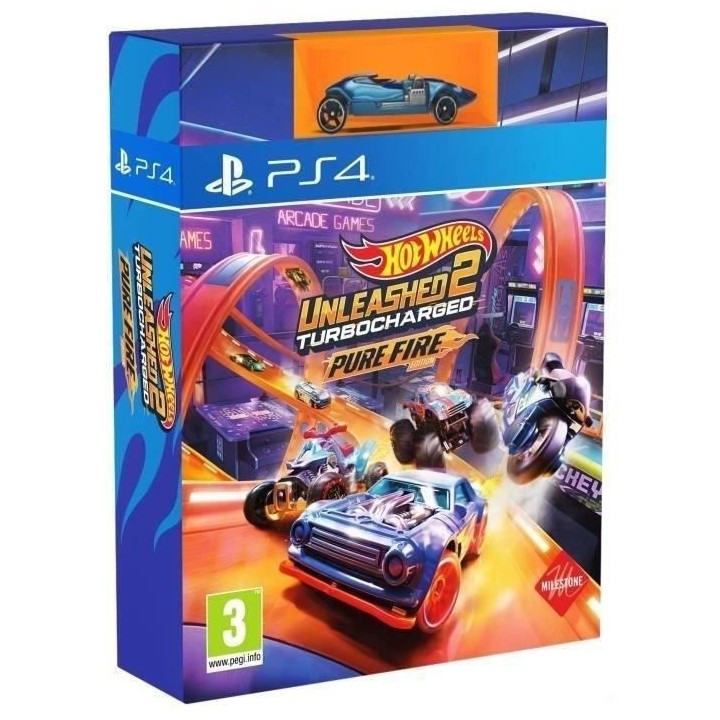 Hot Wheels Unleashed 2 Turbocharged - Jeu PS4 - Pure Fire Edition