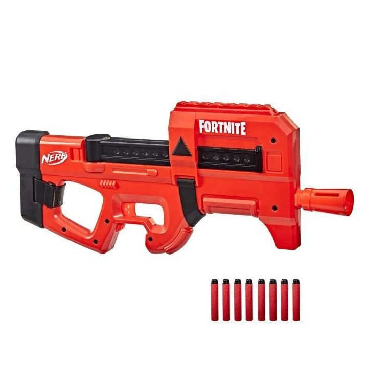 Nerf Fortnite Compact SMG, Blaster a fléchettes motorisé, revetement