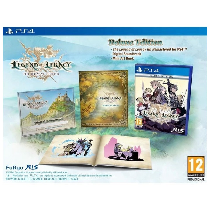 The Legend of Legacy : HD Remastered - Jeu PS4 - Deluxe Edition