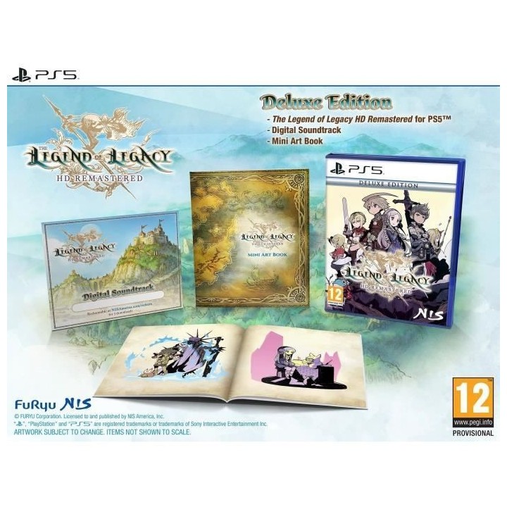 The Legend of Legacy : HD Remastered - Jeu PS5 - Deluxe Edition