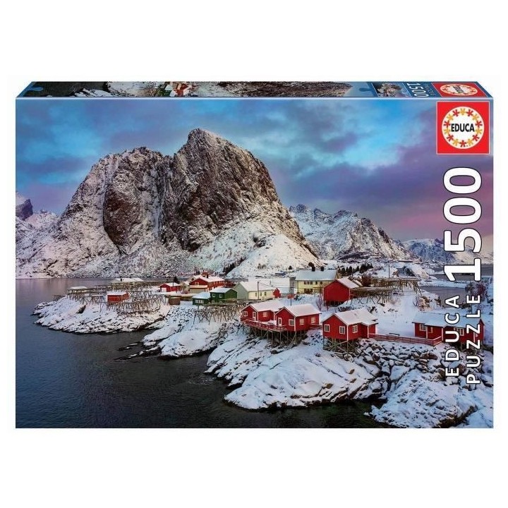 Puzzle paysage et nature - EDUCA - 1500 pieces - Îles Lofoten, Norveg