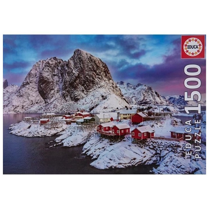 Puzzle paysage et nature - EDUCA - 1500 pieces - Îles Lofoten, Norveg
