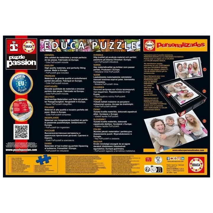 Puzzle paysage et nature - EDUCA - 1500 pieces - Îles Lofoten, Norveg