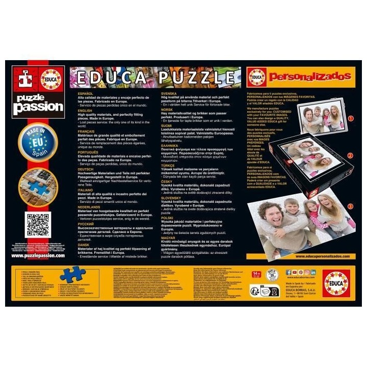 Puzzle panoramique EDUCA 3000 pieces - Mont Fuji et Pagode - Paysage e