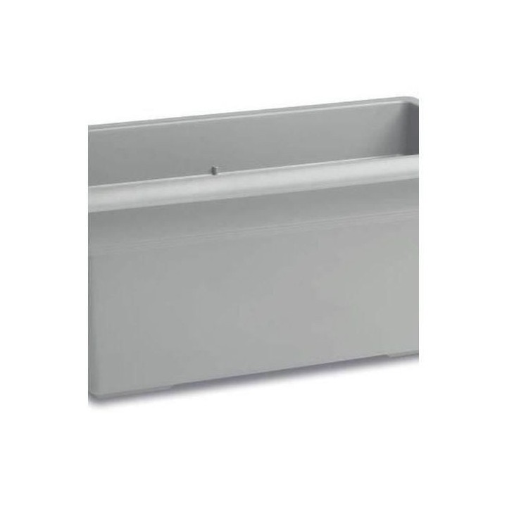 Bac a fleur rectangulaire MEDITERRANEO - 60L - 80 cm - Pmastique - Sto