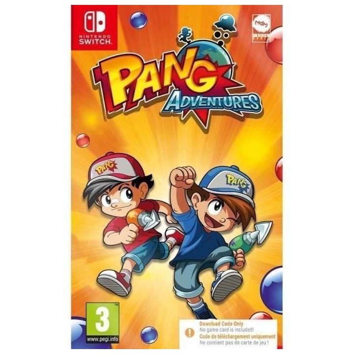 Pang Adventure - Jeu Nintendo Switch (code dans la boîte)