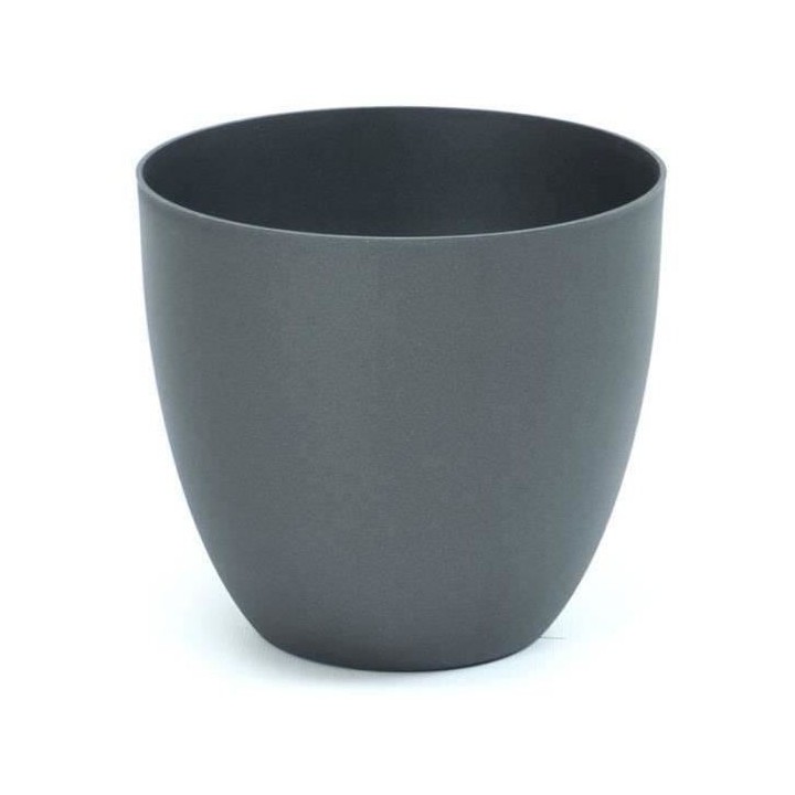 PLASTIKEN Bol Tes Cuenco - Ø38 x 33 cm - Gris anthracite