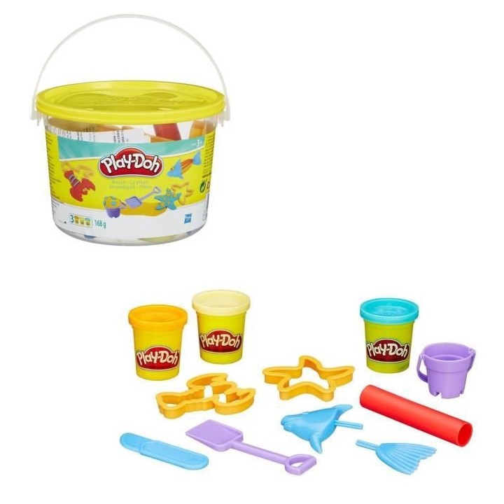 PLAY-DOH - Pâte a modeler - 1 Mini Baril (1 pot aléatoire)