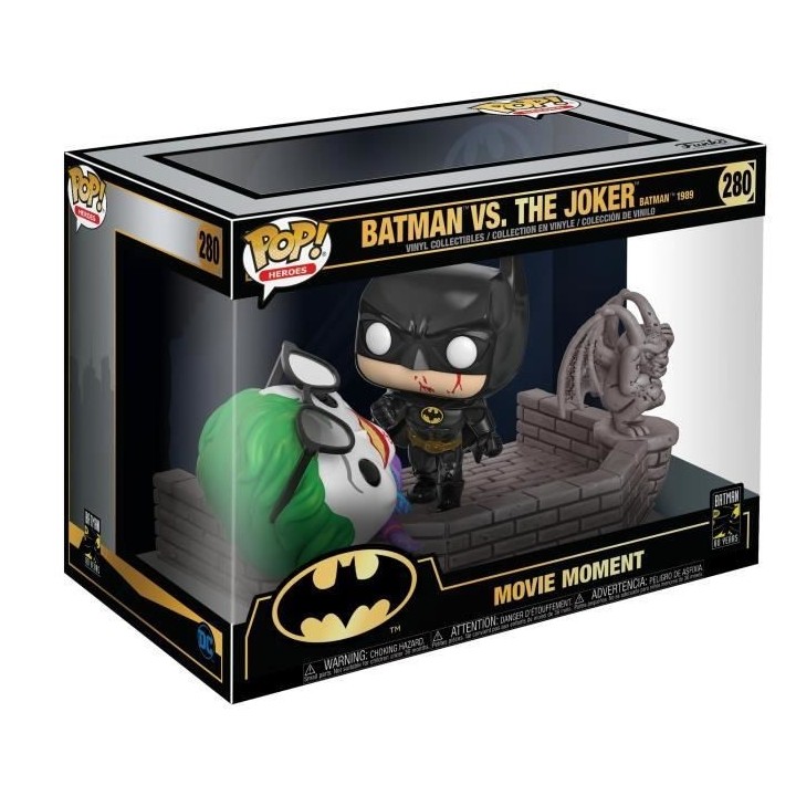 Figurine Funko POP! Movie Moment: Batman 80th - Batman and Joker (1989