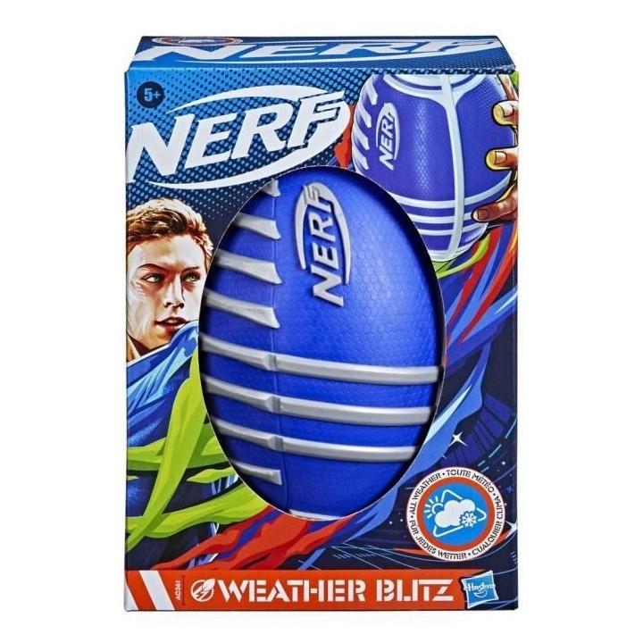 NERF - Weather Blitz - Ballon de football américain (modele aléatoir