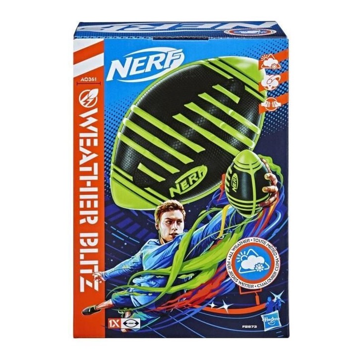 NERF - Weather Blitz - Ballon de football américain (modele aléatoir