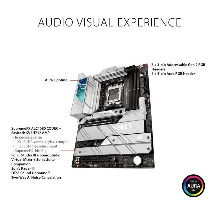 ASUS ROG STRIX X670E-A GAMING WIFI Carte mere Socket AM5 AMD X670