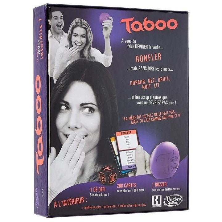 TABOO - Classique - Jeu de societe pour la famille - Jeu de plateau -