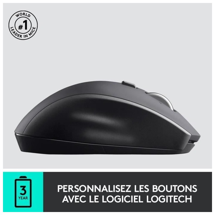 LOGITECH - Souris Optique Sans Fil M705 - Noir