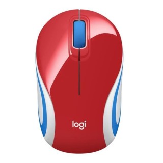 LOGITECH - Souris mini sans fil optique M187 - Rouge