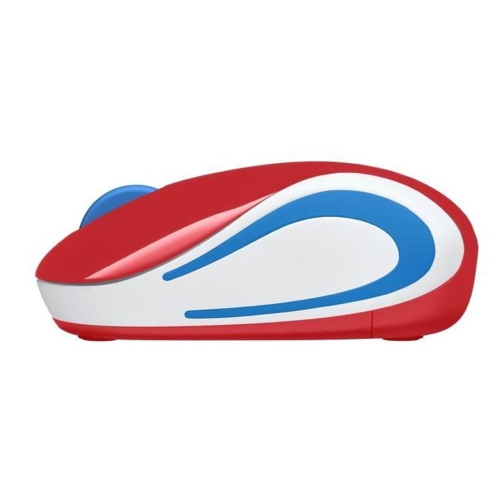 LOGITECH - Souris mini sans fil optique M187 - Rouge