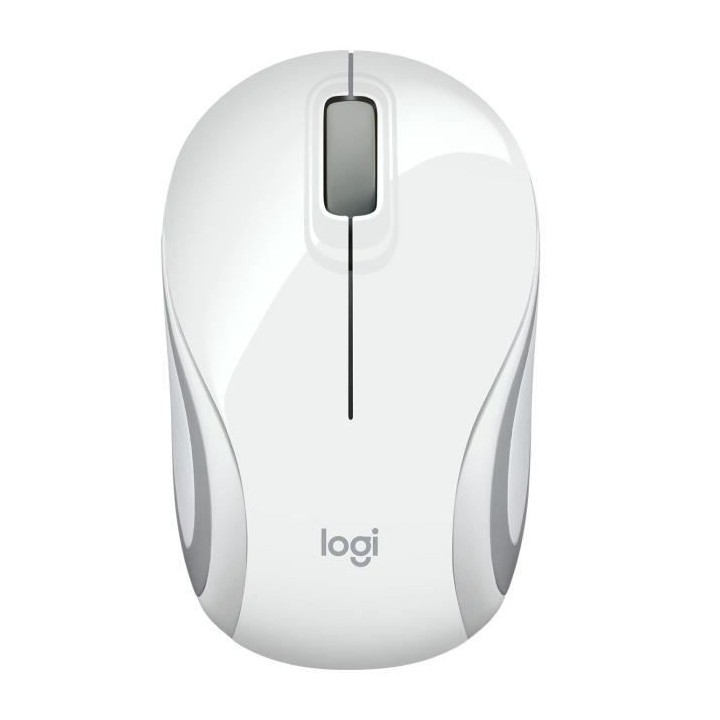 LOGITECH - Souris mini sans fil optique M187 - Blanc