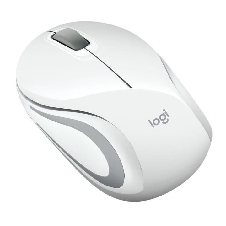 LOGITECH - Souris mini sans fil optique M187 - Blanc