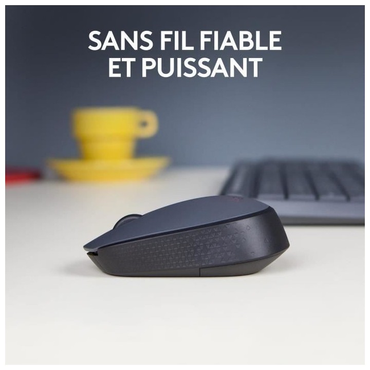LOGITECH - Souris Sans Fil Ambidextre M170 - Gris
