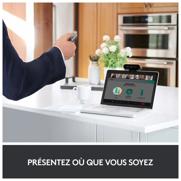 LOGITECH Pointeur SPOTLIGHT PRESENTER Gris
