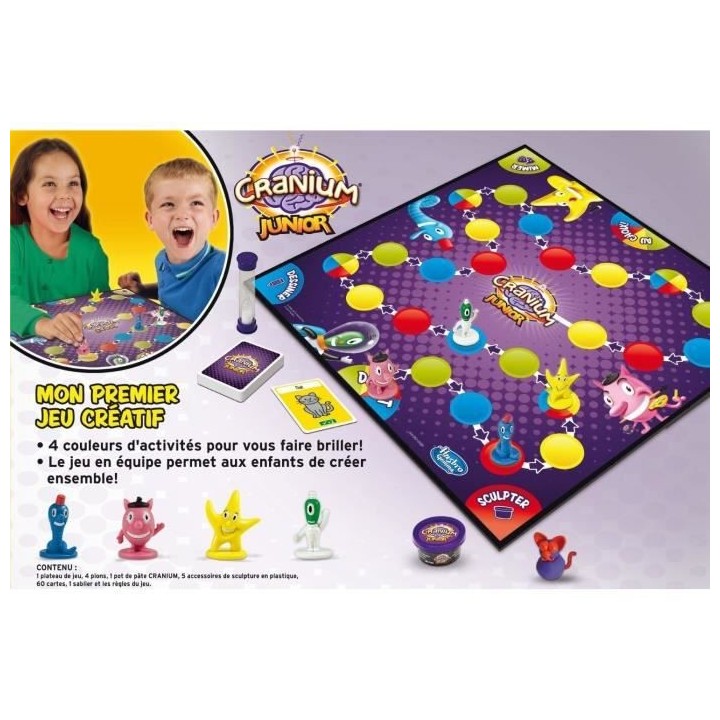 CRANIUM - Junior - Jeu de societe de reflexion pour enfants