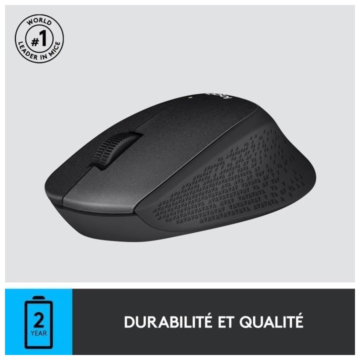 LOGITECH - Souris silencieuse sans fil M330 Silent Plus - Noir