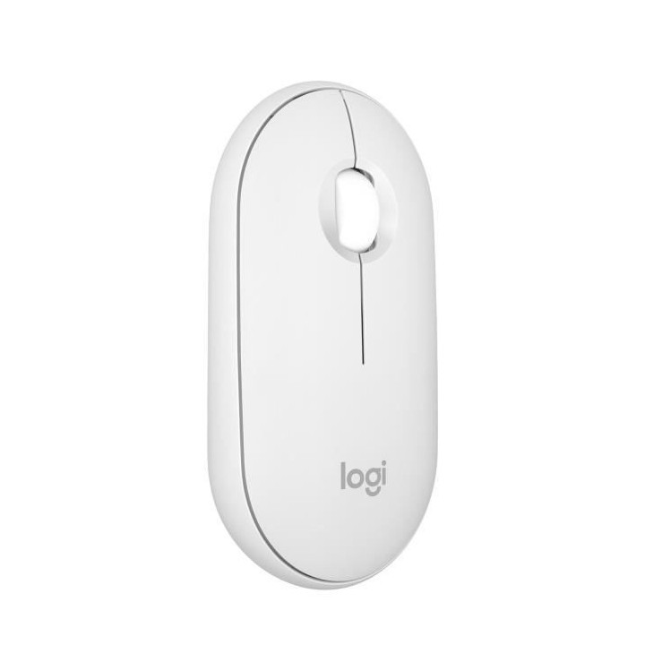 LOGITECH - Souris sans fil - Pebble Mouse 2 M350s - Blanc - (910-00701