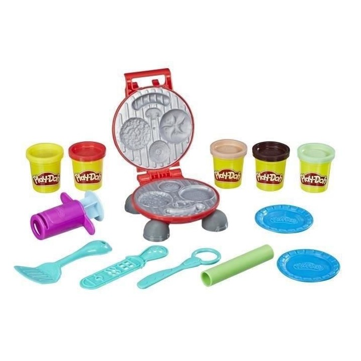 PLAY-DOH - Kitchen - Burger Party avec 5 Pots de Pâte a modeler