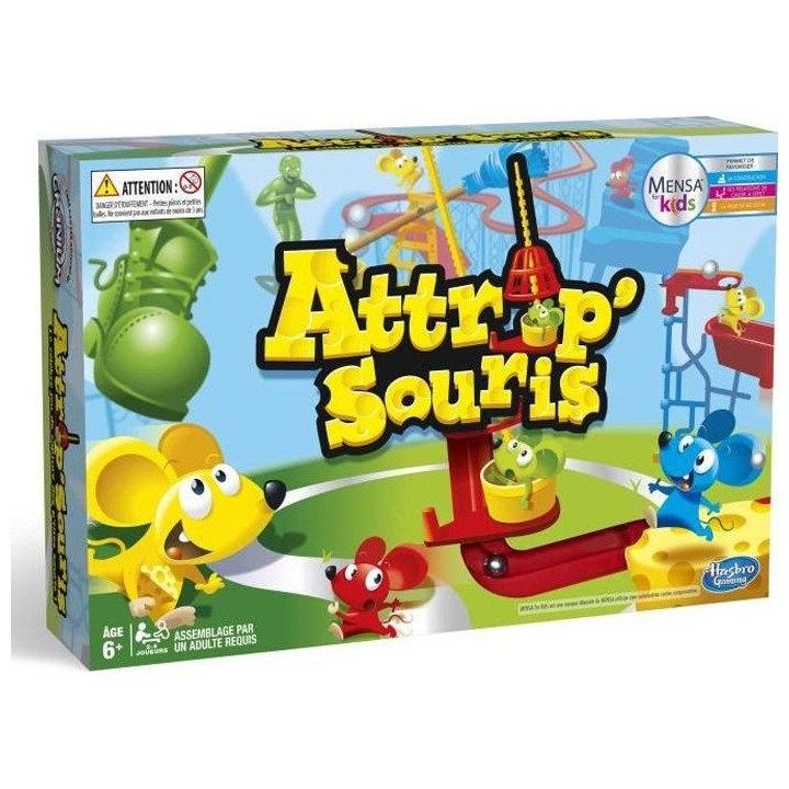 Attrap'souris - Hasbro Gaming - Jeu de plateau pour enfants des 6 ans