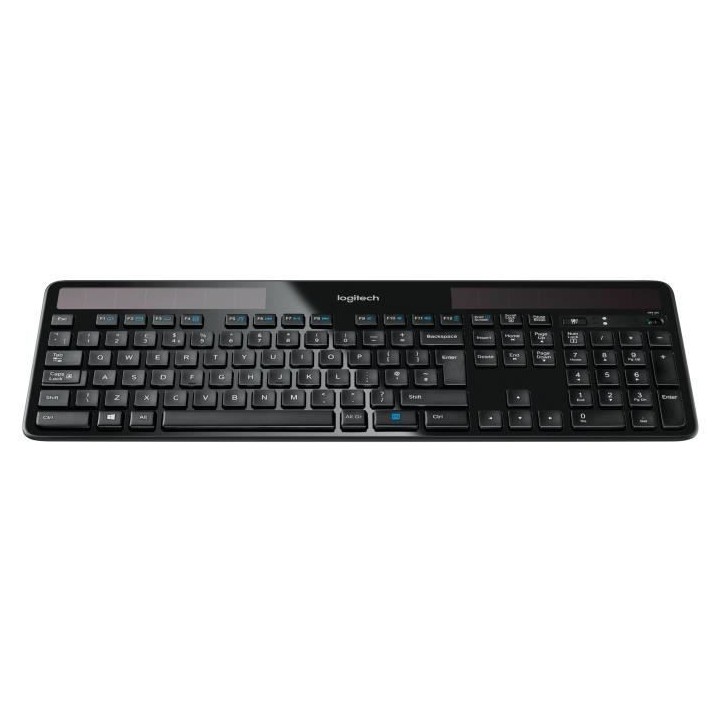 LOGITECH - Clavier sans fil solaire K750 - AZERTY - Noir
