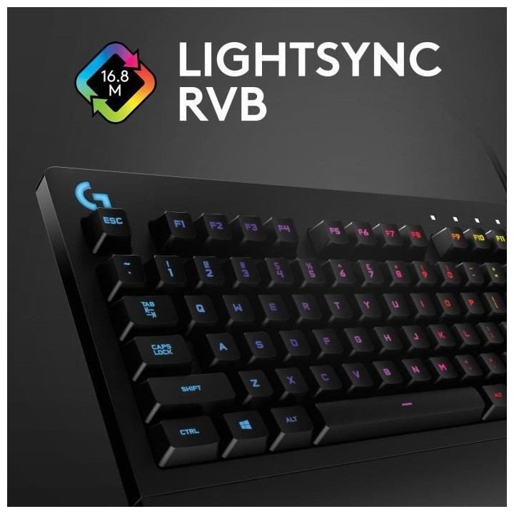 Clavier gaming filaire - LOGITECH G - G213 Prodigy - USB - AZERTY - No