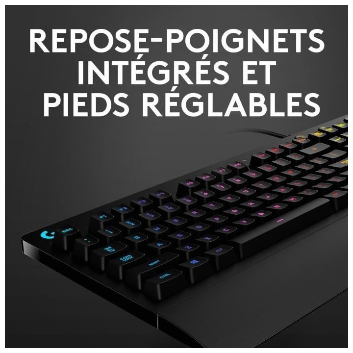 Clavier gaming filaire - LOGITECH G - G213 Prodigy - USB - AZERTY - No